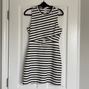 Express fitted cut out dress, size 8